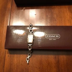 Coach Stainless Steel link bracelet watch